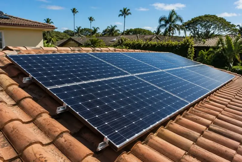Installation de panneaux solaires à Saint-Vincent-Sterlanges